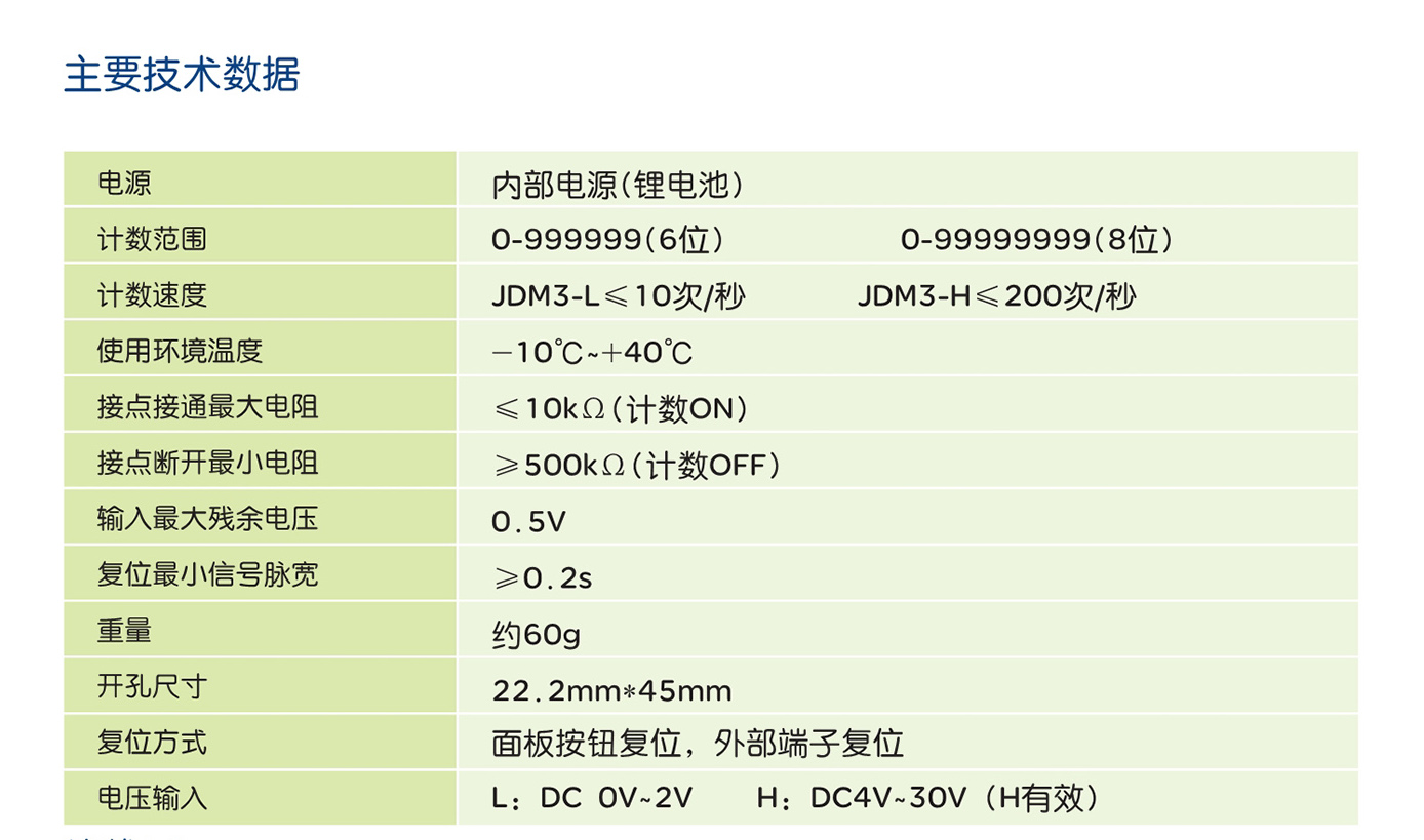 澳门太阳集团2007登录86RDJ1-3(JDM3) 系列计数器 